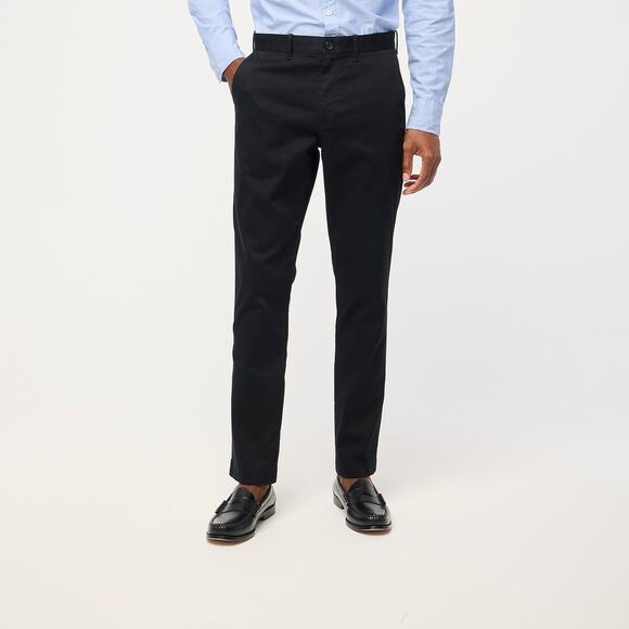 NWT J. Crew Men's Athletic Slim-Fit Straight Leg Chino Pant Black Size 34x34